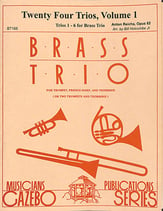 Twenty Four Trios, #1, Op. 82 Flexible Brass Trio cover